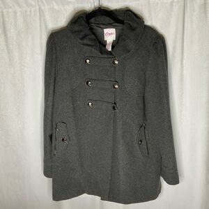 Candie’s Junior Wool Blend Peacoat Size Large